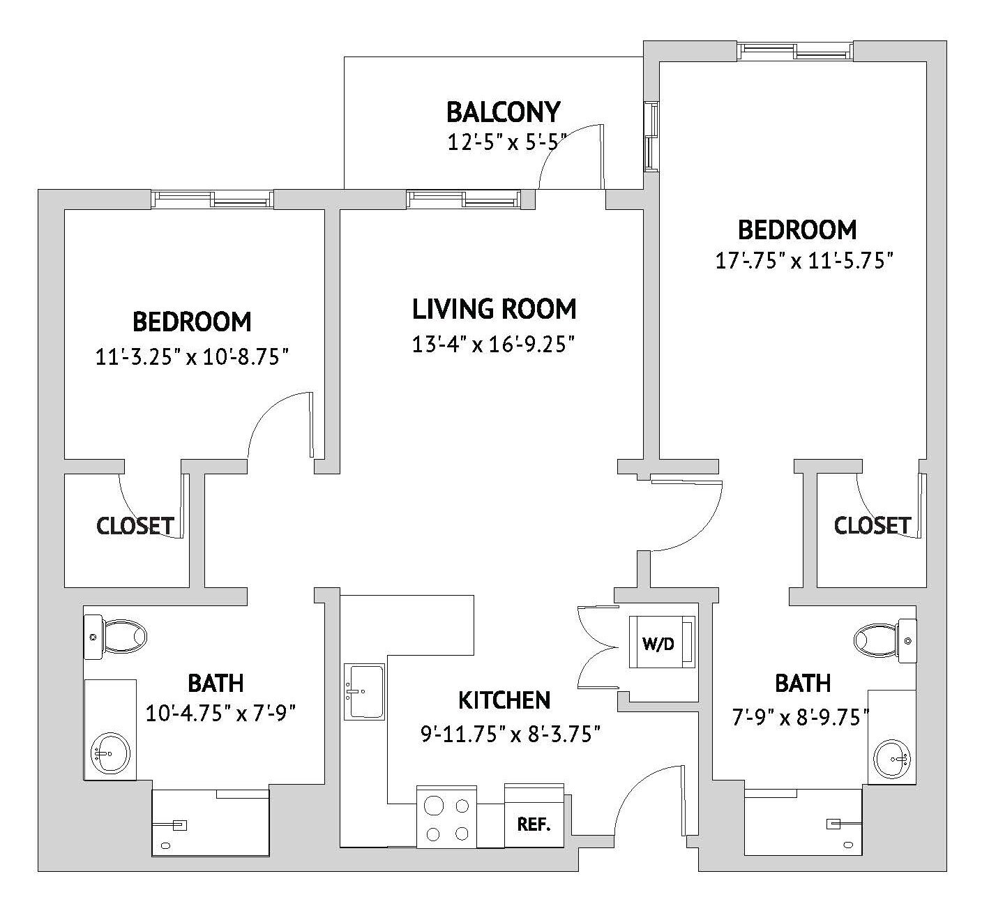 H1 floor plan