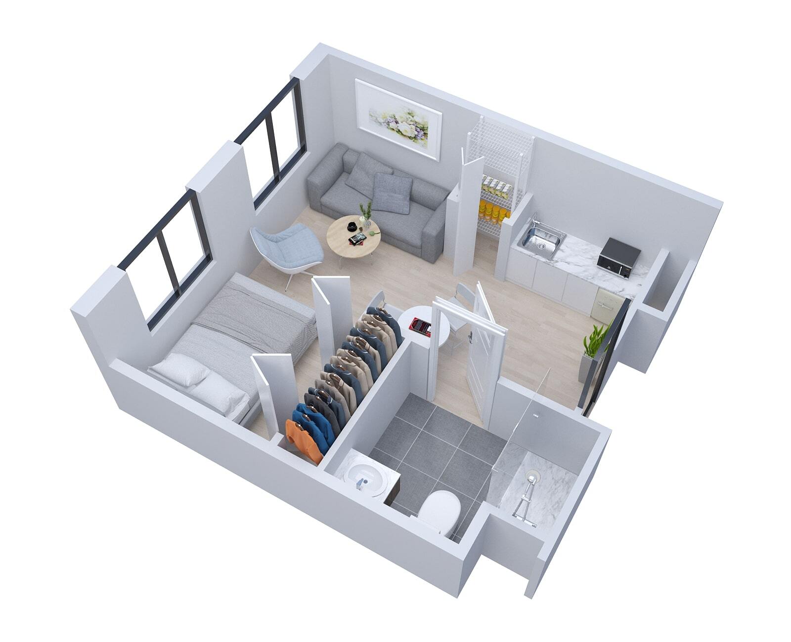 Suite floor plan