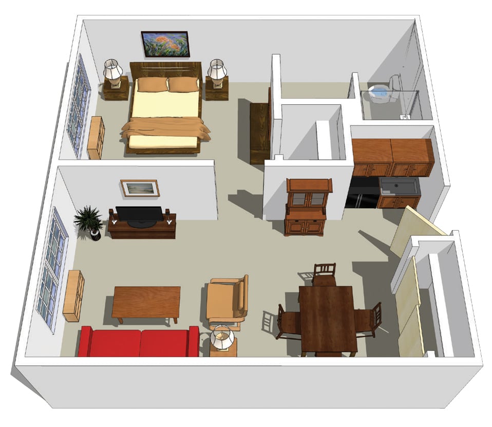 Maple floor plan