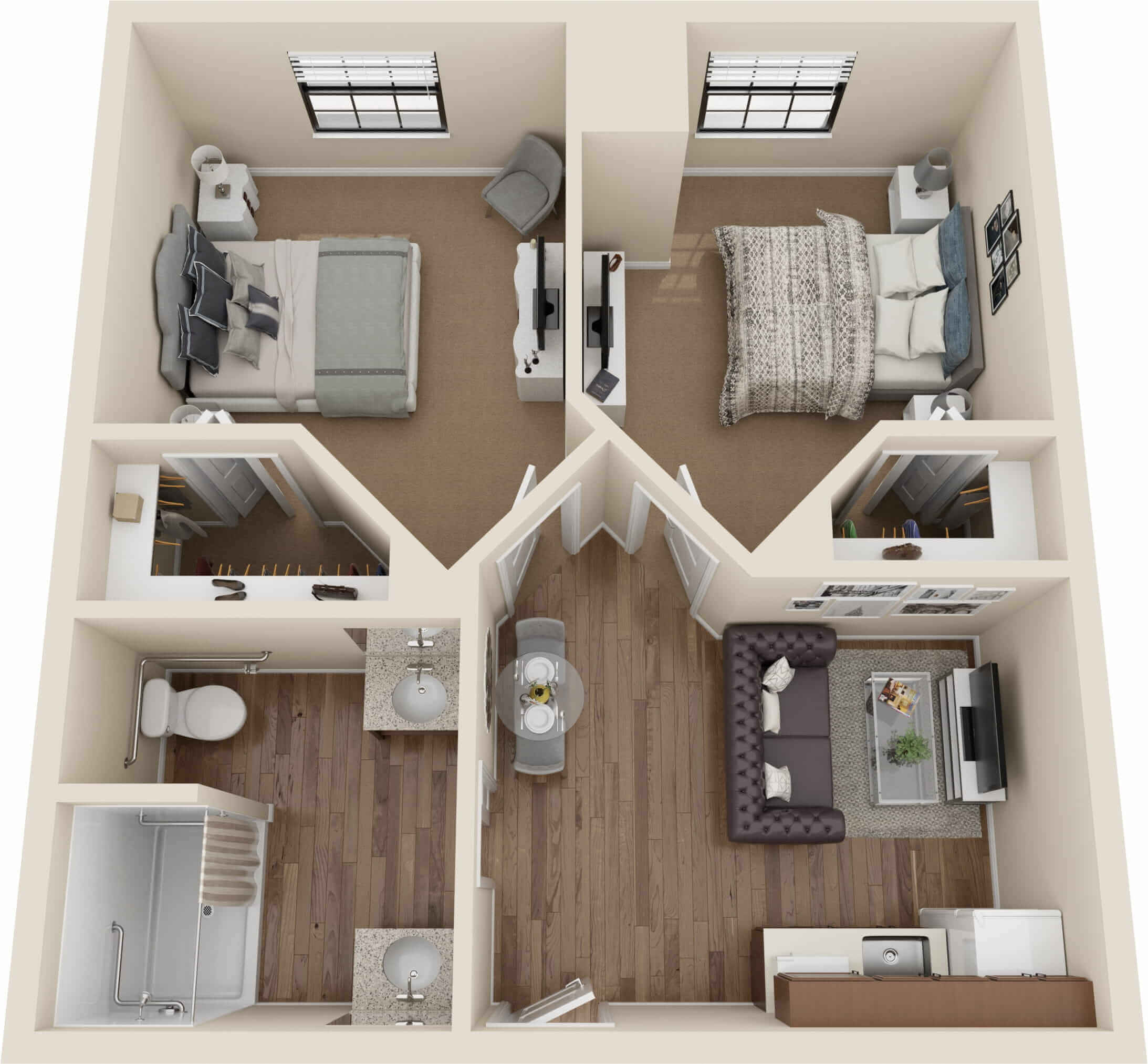 Cascade floor plan